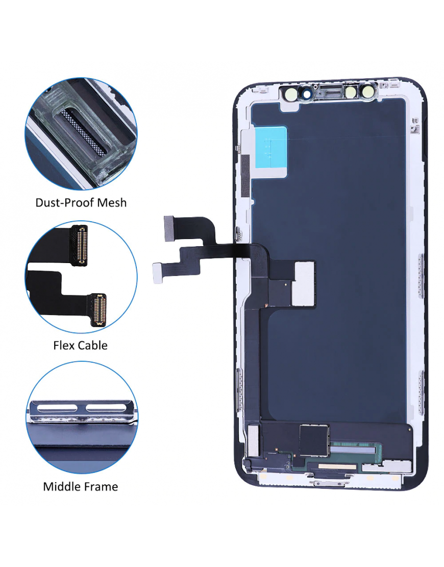 Apple iPhone X LCD Display and Digitizer Assembly Glass Touch Screen